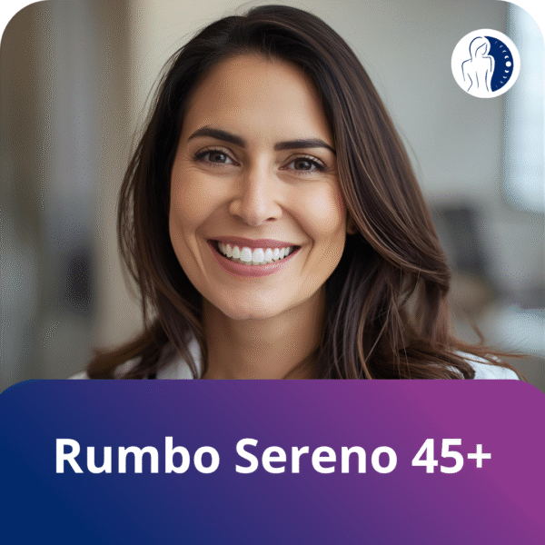 Rumbo Sereno 45+ - Méderi Particular - Programa para mujeres que buscan no solo entender la perimenopausia, sino transformar esta etapa en una oportunidad para renacer.