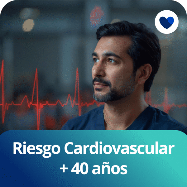 Riesgo Cardiovascular + 40 años - Méderi Particular - Conjunto de estudios y consultas especializadas que permiten identificar y gestionar los factores de riesgo asociados a enfermedades cardíaca