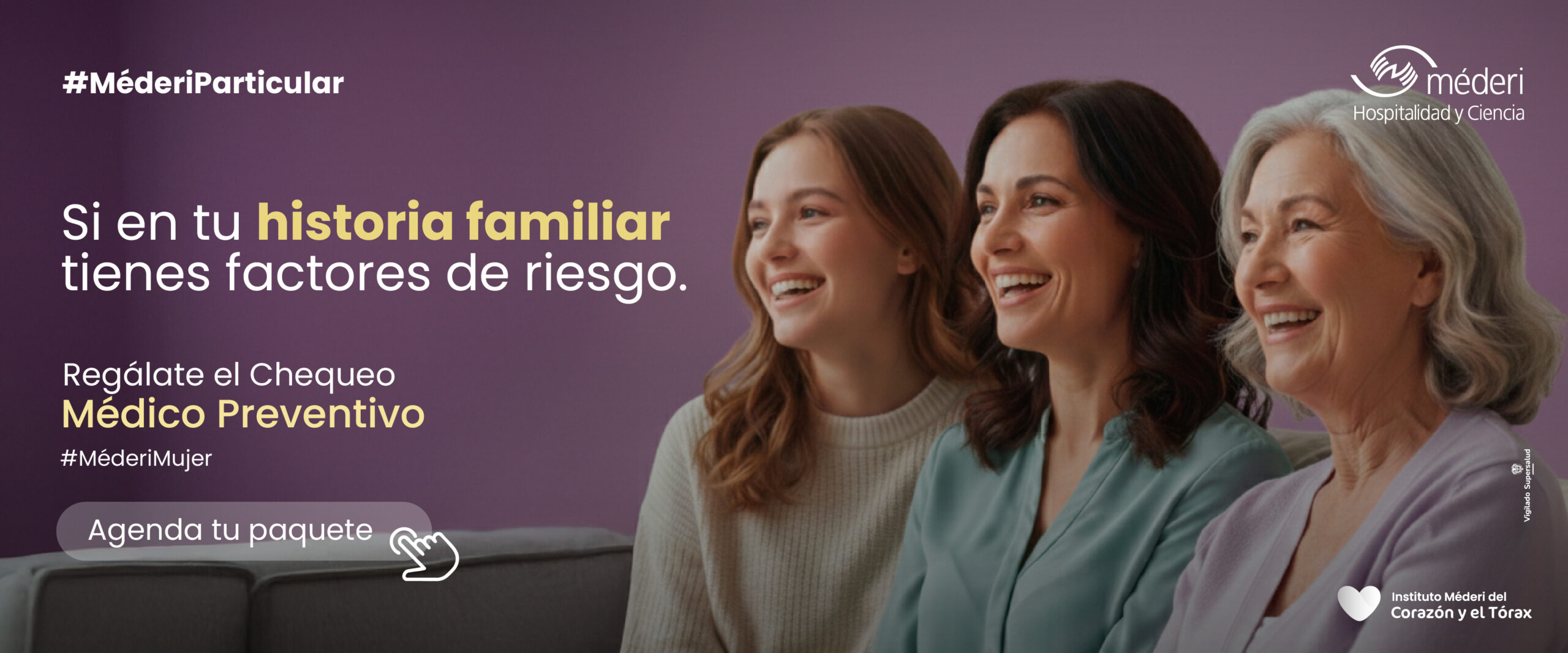 Chequeo Médico Preventivo Mujer Méderi Hospital de Alta Complejidad Chequeo Médico Preventivo Mujer - Factores de riesgo y antecedentes familiares en salud