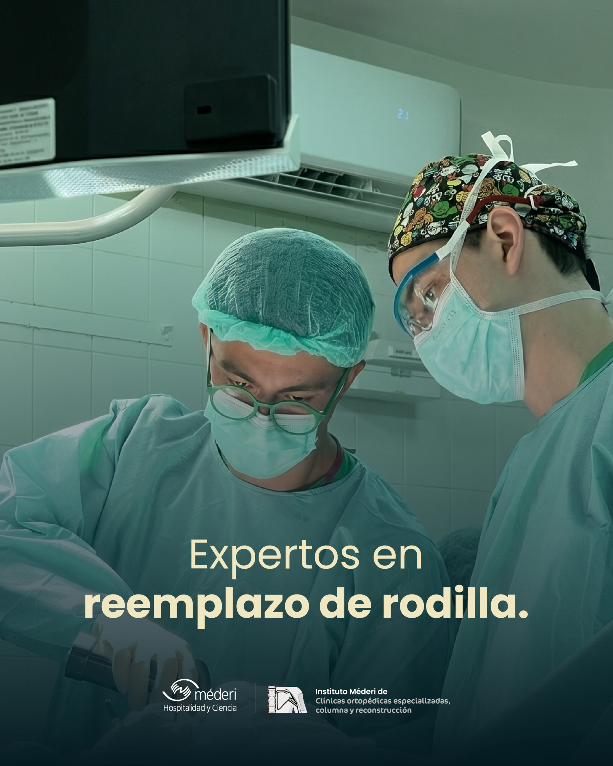 Especialistas del Instituto Méderi en atención médica de alta complejidad para la movilidad y salud articular.