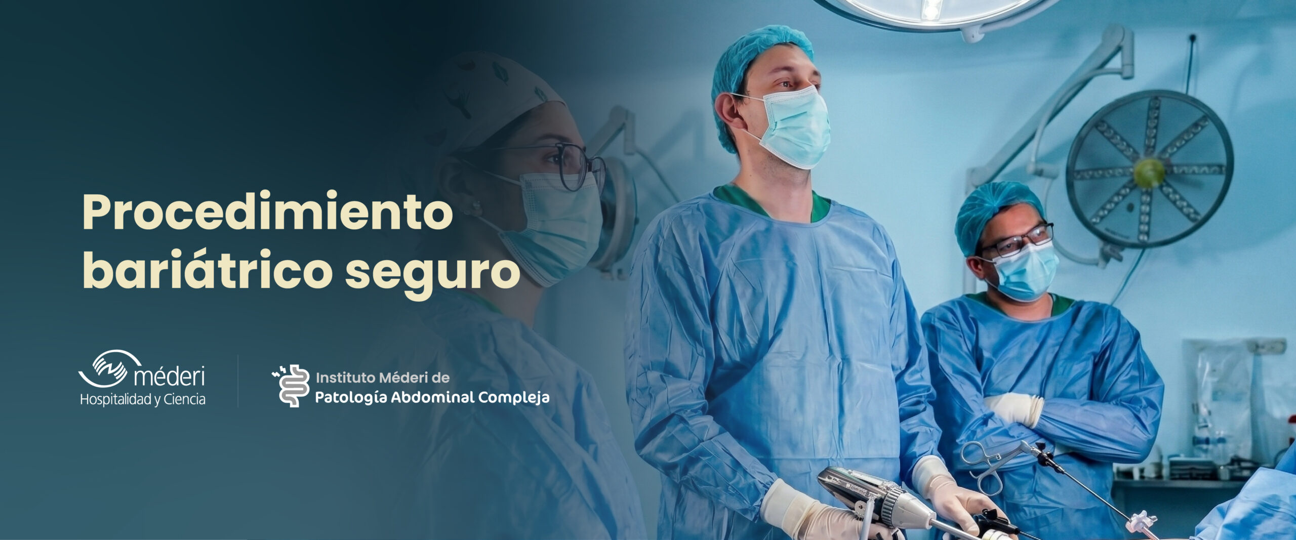 Especialistas del Instituto Méderi de Patología Abdominal Compleja realizando una intervención avanzada y segura en Bogotá.