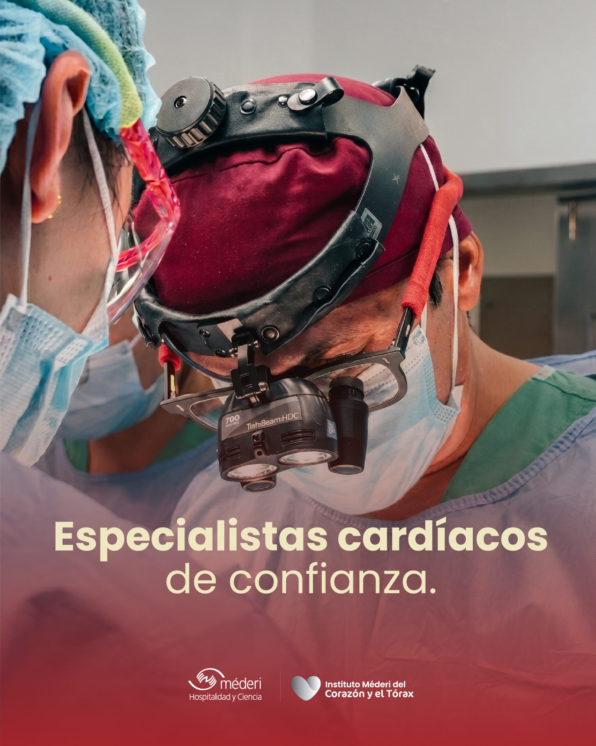 Especialistas del Instituto Méderi en atención médica cardiovascular de alta precisión.