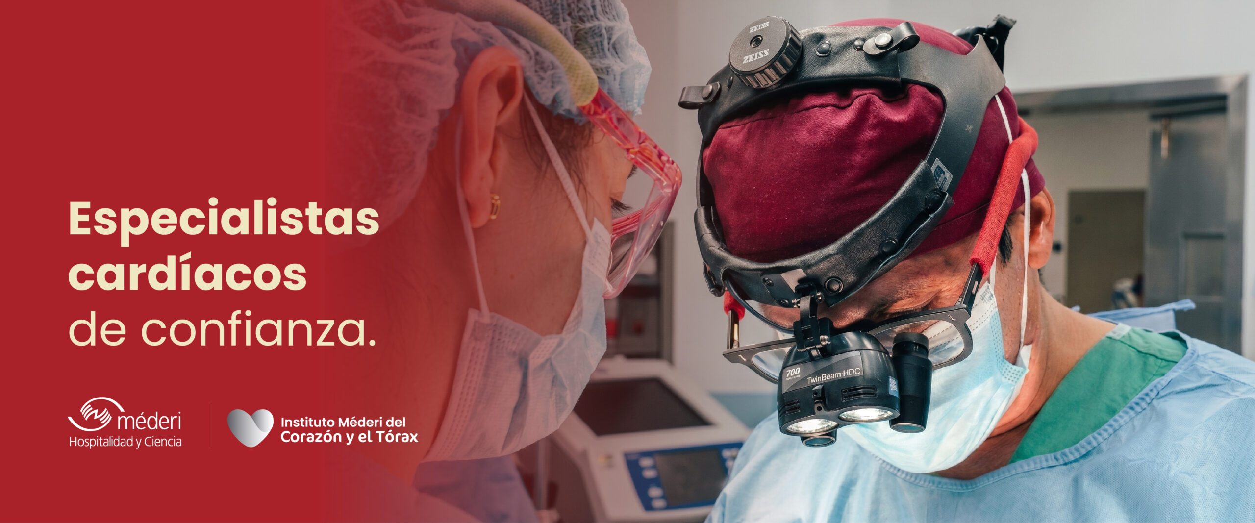 Especialistas del Instituto Méderi en atención cardiovascular de alta precisión.
